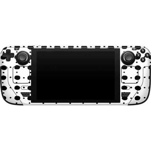 Grid Dot Polka Dot Steam Deck Handheld Gaming Computer Skin